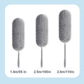 🧹 Plumeau Télescopique en Microfibre | ✨ Capture la Poussière comme un Aimant | 🏠 Idéal pour les Plafonds Hauts et les Espaces Étroits | 📏 Tête Pliable et Manche Extensible (Jusqu'à 2.8m)