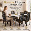 🪑 Housse de Chaise Extensible et Lavable | Ajustement Universel et Réglable ✨ | Parfaite pour la Salle à Manger 🍽️ | Tissu Doux Anti-taches 💧