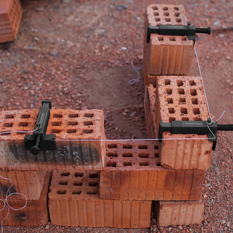 Agrafes de Maçonnerie Réglables en PA6 🧱 | Fixation Rapide pour Ligne de Pose ⚙️ | Structure Robuste et Installation sans Outils ⚡ | Lot de 2 Pièces 🛠️