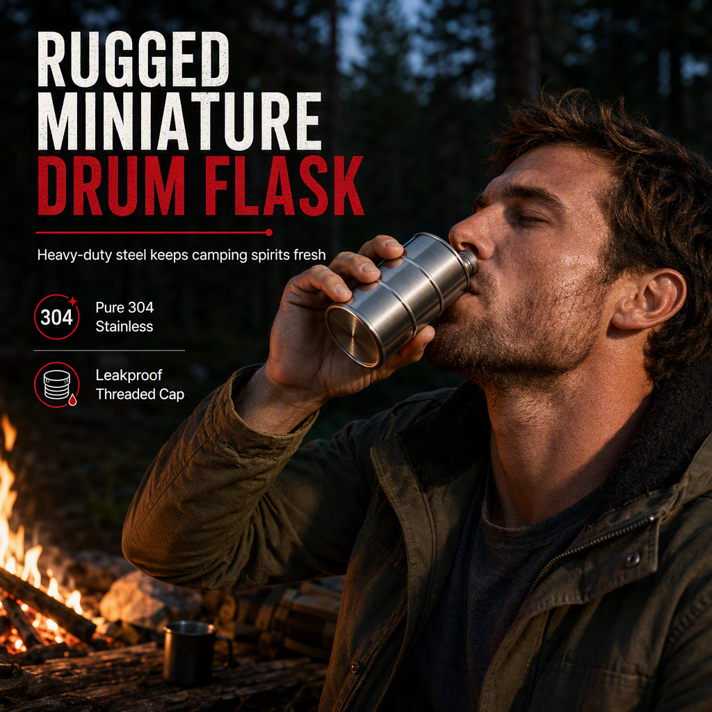 🛢️ Bouteille portable en acier inoxydable 304 | 750 ml pour eau, huile et boissons 🥃 | Bouchon à vis anti-fuite, zéro perte 💧 | Revêtement résistant aux intempéries 🌦️ | 5 couleurs, pour camping et randonnée 🏕️