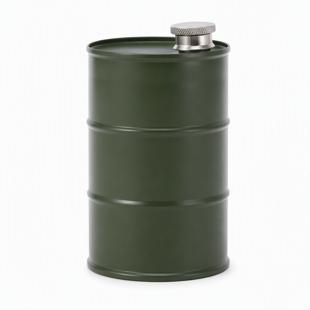 🛢️ Bouteille portable en acier inoxydable 304 | 750 ml pour eau, huile et boissons 🥃 | Bouchon à vis anti-fuite, zéro perte 💧 | Revêtement résistant aux intempéries 🌦️ | 5 couleurs, pour camping et randonnée 🏕️