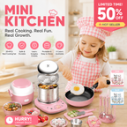 🍳 Mini Cuisine Jouet pour Enfants ✨👨‍🍳 - Ensemble 22 Pièces | Fonctionnelle & Réaliste | Rose & Bleu | Petits Chefs | Idée Cadeau Parfaite | 50% DE RÉDUCTION
